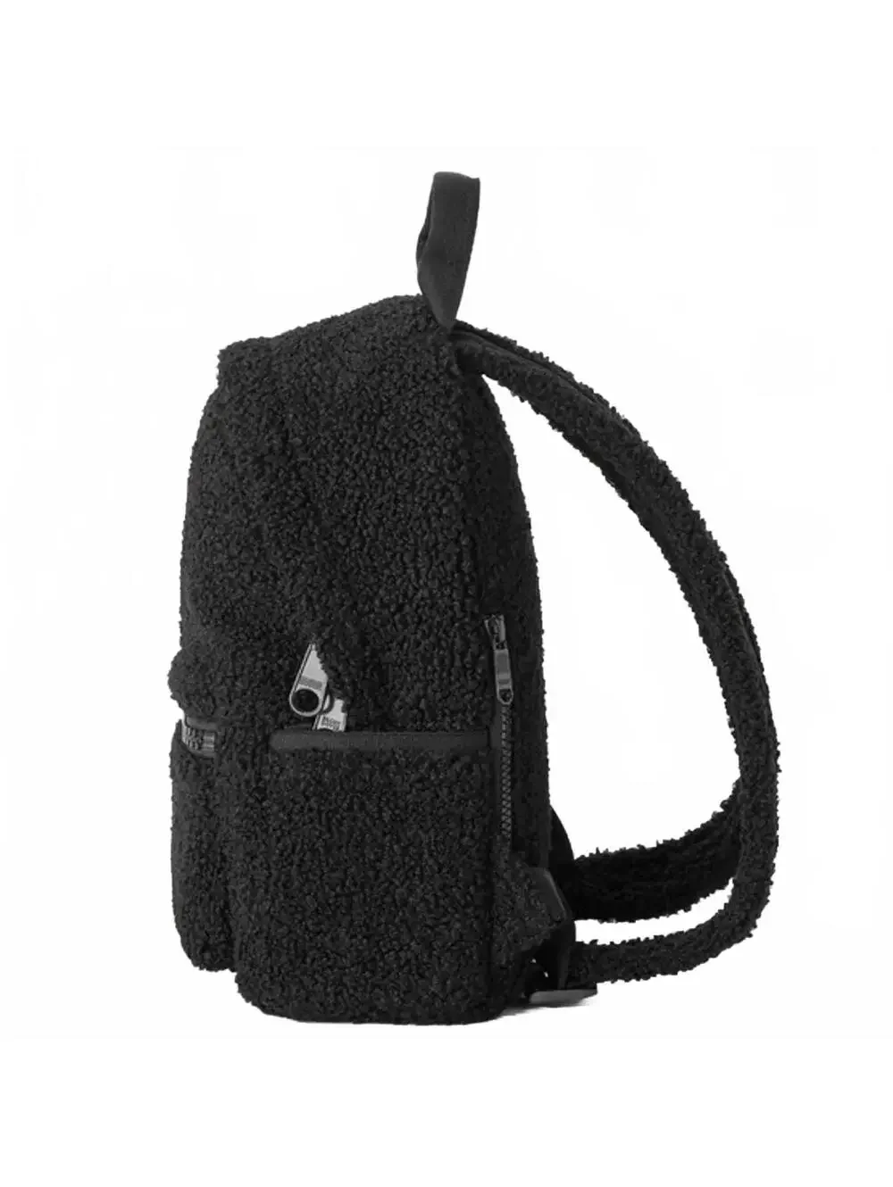 Dagne Dover Dakota Shearling Backpack Limited Edition - Onyx Black NEW Small